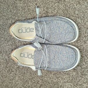 Women's multi-colored hey dudes.